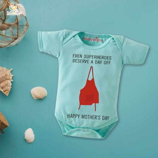 Mothers Day Special Baby Outfit Half Sleeve Unisex Romper Onesies for Newborn baby
