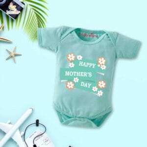 Mothers Day Special Baby Outfit Half Sleeve Unisex Romper Onesies for Newborn baby