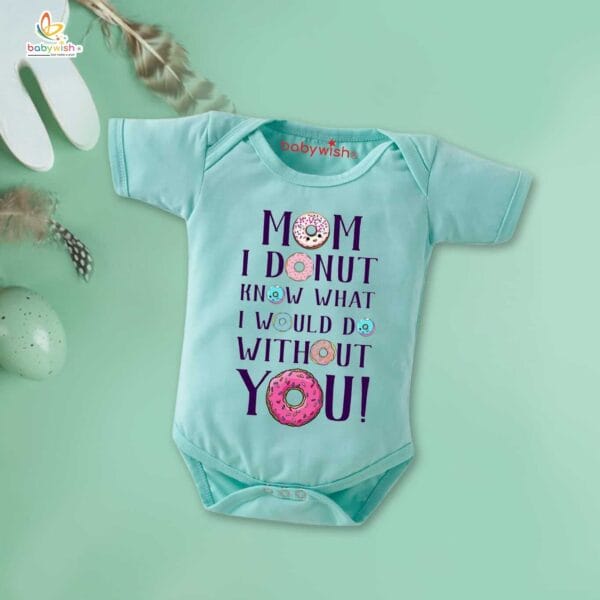 Mothers Day Special Baby Outfit Half Sleeve Unisex Romper Onesies for Newborn baby - Image 2