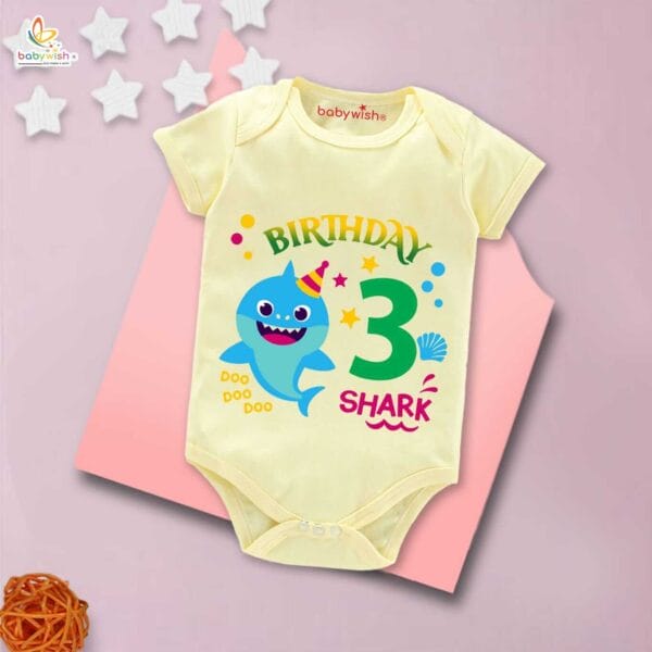 Three month unisex baby romper half sleeve round neck onesie - Image 4