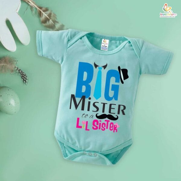 Babywish Rakshabandhan Romper Brother Sister Matching dress Rakshabandhan gift for Rakhi - Image 5