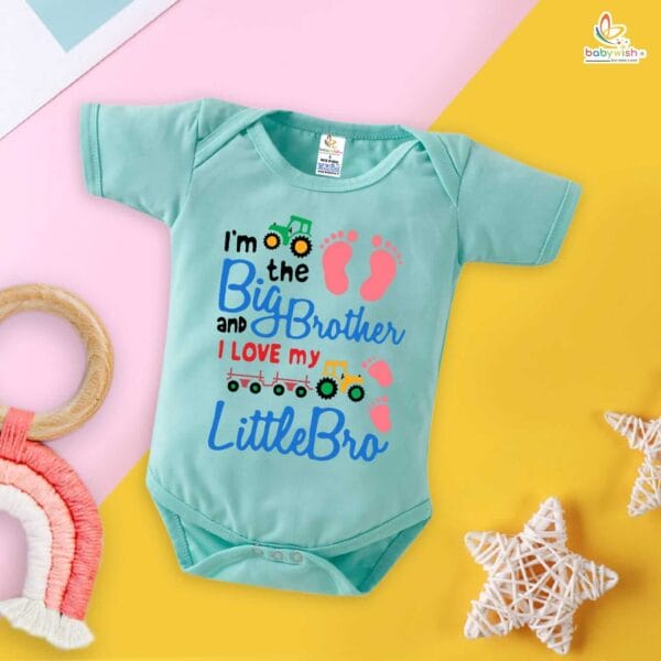 Babywish Rakshabandhan Romper Brother Sister Matching dress Rakshabandhan gift for Rakhi - Image 5