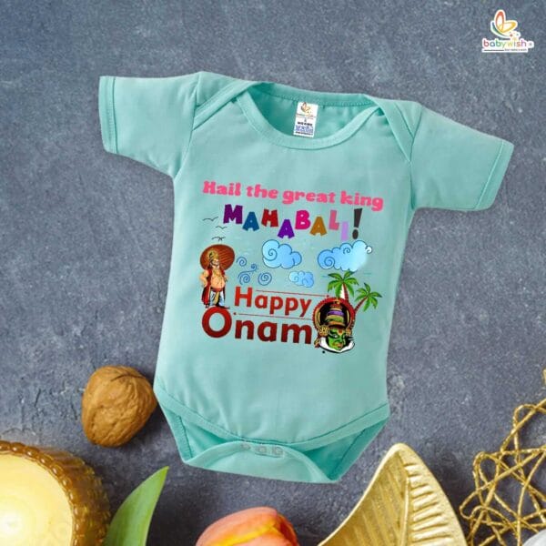 Babywish Onam Romper Brother Sister Matching dress for ONAM - Image 5