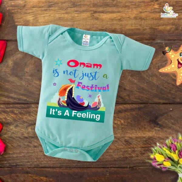 Babywish Onam Romper Brother Sister Matching dress for ONAM - Image 5