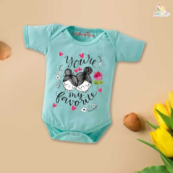 Mothers Day Special Baby Outfit Half Sleeve Unisex Romper Onesies for Newborn baby - Image 3