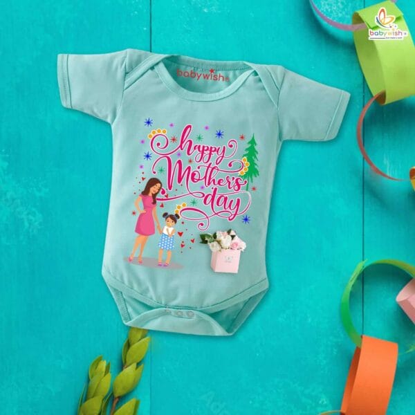 Mothers Day Special Baby Outfit Half Sleeve Unisex Romper Onesies for Newborn baby - Image 3