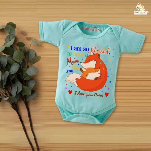 Mothers Day Special Baby Outfit Half Sleeve Unisex Romper Onesies for Newborn baby - Image 3