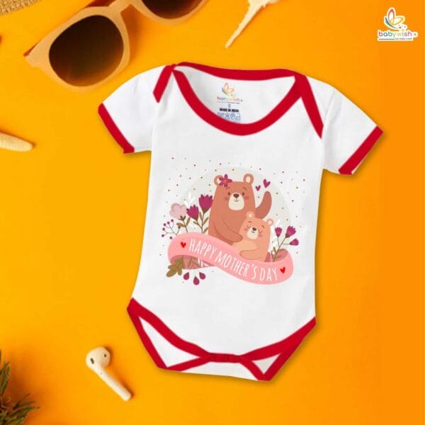 Mothers Day Special Baby Outfit Half Sleeve Unisex Romper Onesies for Newborn baby - Image 5