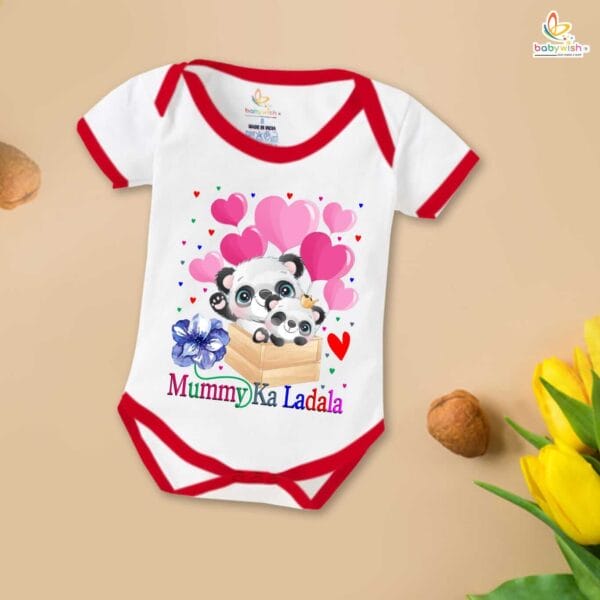 Mothers Day Special Baby Outfit Half Sleeve Unisex Romper Onesies for Newborn baby - Image 5