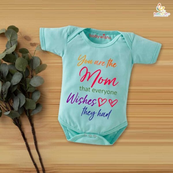 Mothers Day Special Baby Outfit Half Sleeve Unisex Romper Onesies for Newborn baby - Image 3