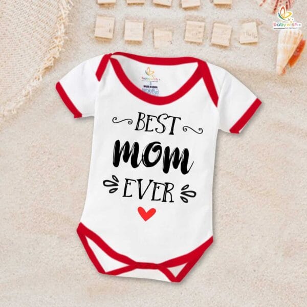 Mothers Day Special Baby Outfit Half Sleeve Unisex Romper Onesies for Newborn baby - Image 5