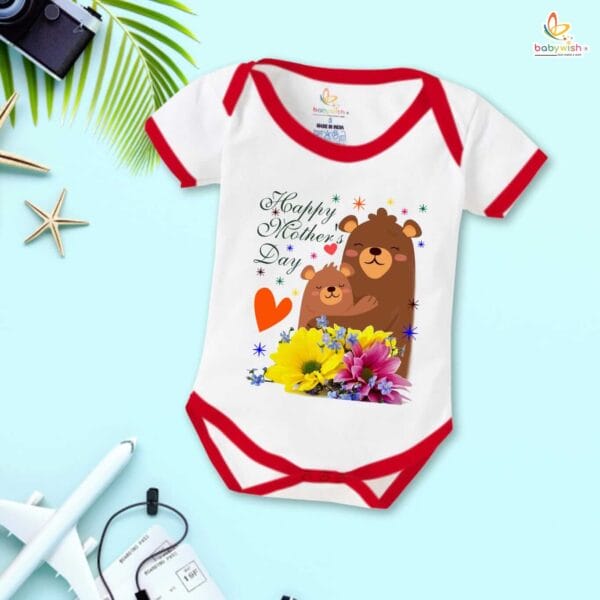Mothers Day Special Baby Outfit Half Sleeve Unisex Romper Onesies for Newborn baby - Image 5