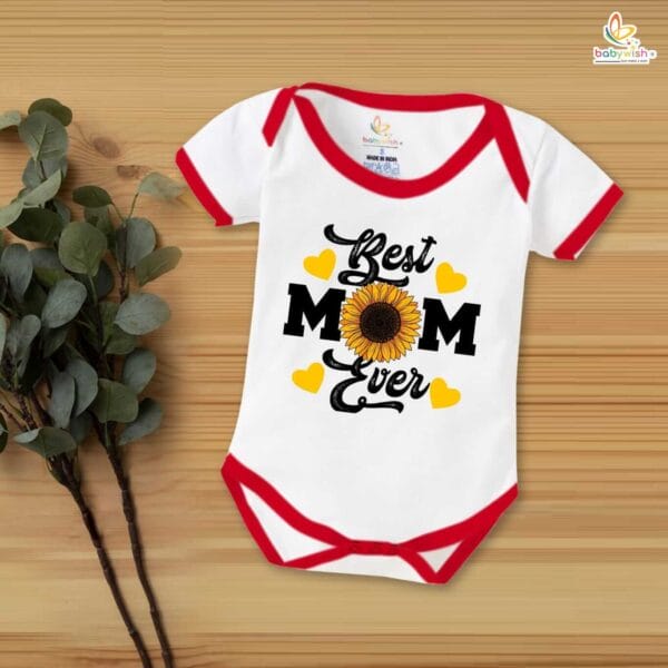 Mothers Day Special Baby Outfit Half Sleeve Unisex Romper Onesies for Newborn baby - Image 5
