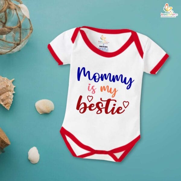 Mothers Day Special Baby Outfit Half Sleeve Unisex Romper Onesies for Newborn baby - Image 5