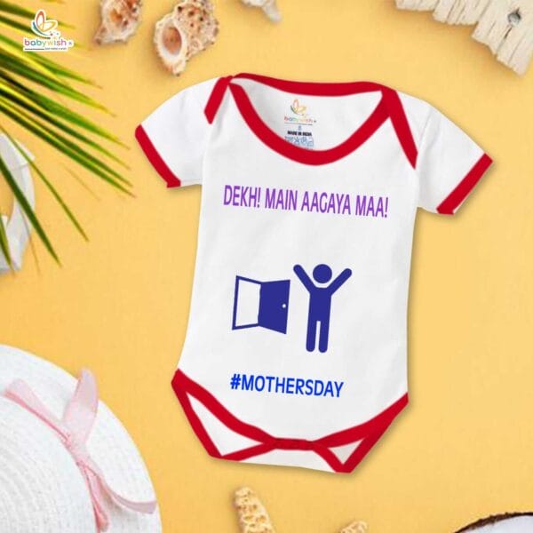 Mothers Day Special Baby Outfit Half Sleeve Unisex Romper Onesies for Newborn baby - Image 5