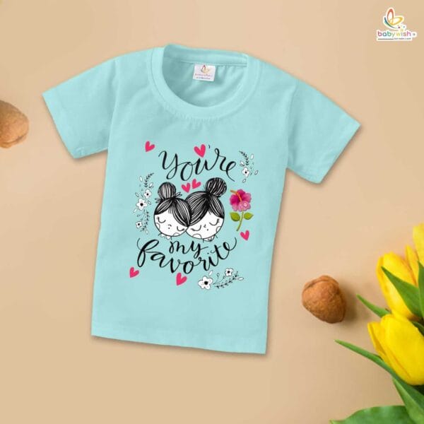 Mother's Day Special T-Shirt for Boy’s and Girl’s Half Sleeve Topwear for Unisex Kids - Image 3