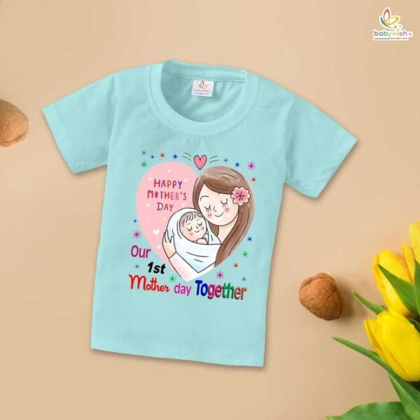 Mother's Day Special T-Shirt for Boy’s and Girl’s Half Sleeve Topwear for Unisex Kids - Image 3