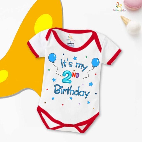 Two month unisex baby romper half sleeve round neck onesie - Image 5