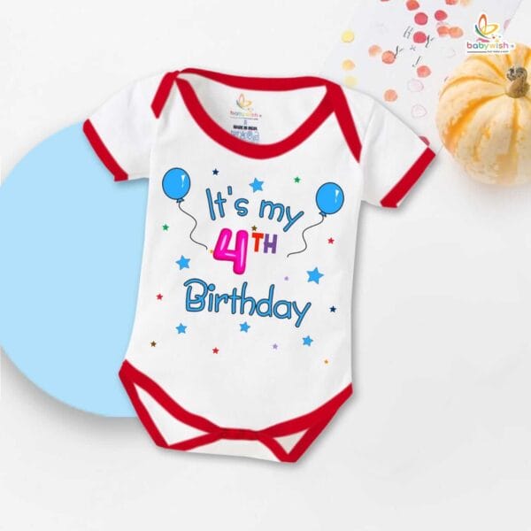 Three month unisex baby romper half sleeve round neck onesie - Image 5