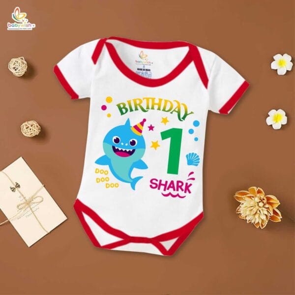 One month unisex baby romper half sleeve round neck onesie - Image 5