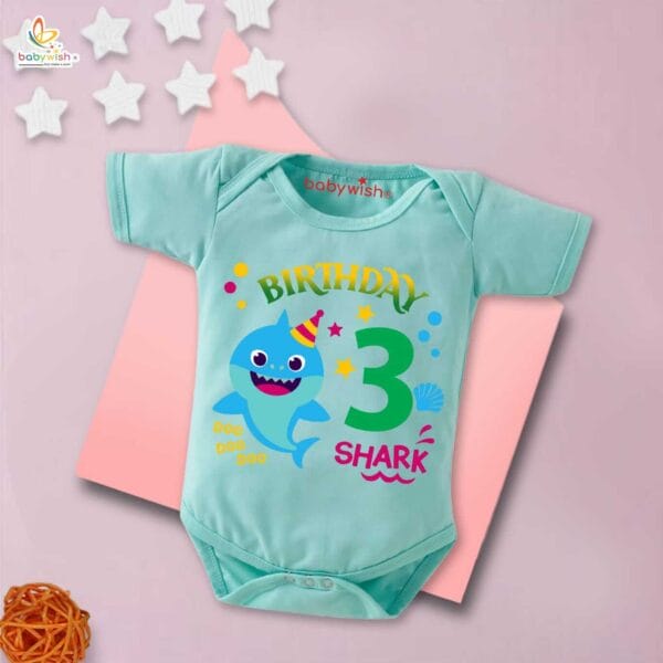 Three month unisex baby romper half sleeve round neck onesie - Image 2