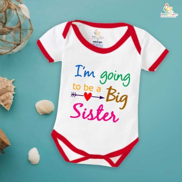 Babywish Rakshabandhan Romper Brother Sister Matching dress Rakshabandhan gift for Rakhi - Image 2