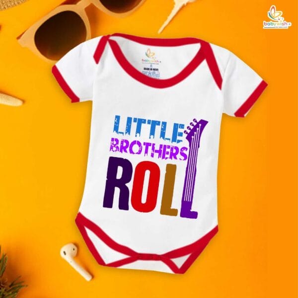 Babywish Rakshabandhan Romper Brother Sister Matching dress Rakshabandhan gift for Rakhi - Image 2
