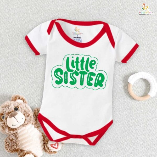 Babywish Rakshabandhan Romper Brother Sister Matching dress Rakshabandhan gift for Rakhi - Image 2