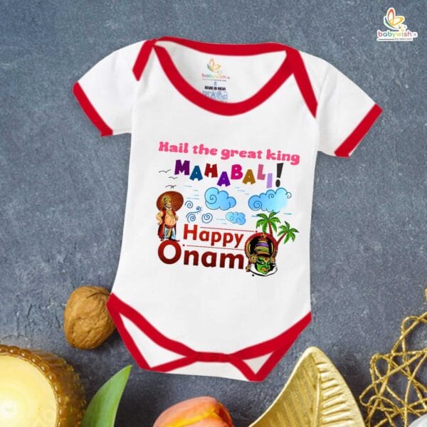 Babywish Onam Romper Brother Sister Matching dress for ONAM - Image 2