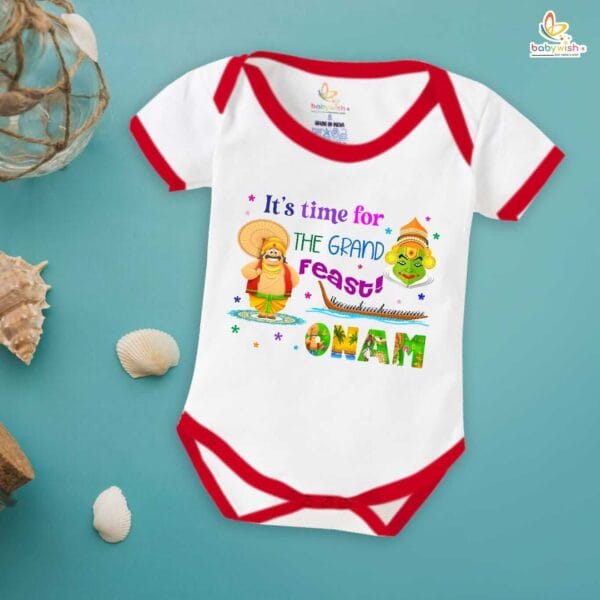 Babywish Onam Romper Brother Sister Matching dress for ONAM - Image 2
