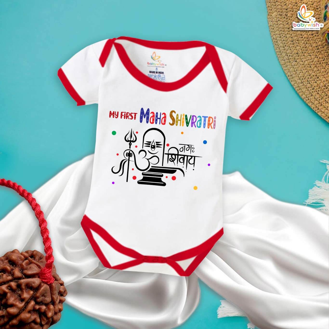 Babywish Mahashivratri Romper Clothes My First Mahashivratri Bodysuits My First Maha Shivratri Om Namah Shivay