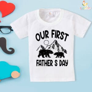 Our First Fathers Day with Matching Baby T-Shirt | Babywish