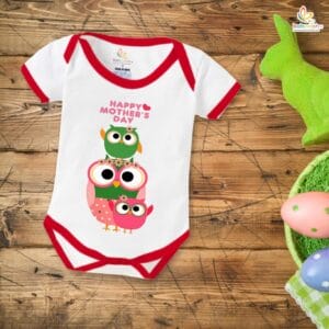 Mothers Day Special Baby Outfit Half Sleeve Unisex Romper Onesies for Newborn baby