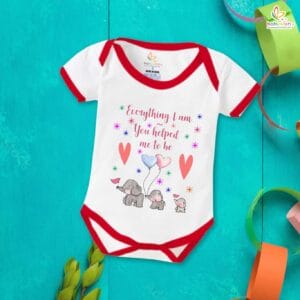 Mothers Day Special Baby Outfit Half Sleeve Unisex Romper Onesies for Newborn baby