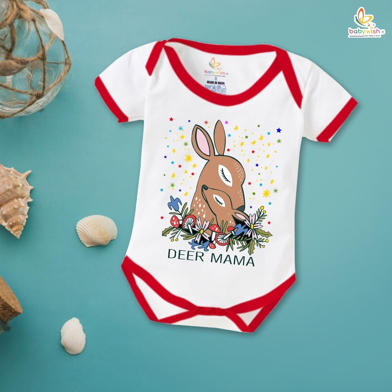 Mothers Day Special Baby Outfit Half Sleeve Unisex Romper Onesies for Newborn baby