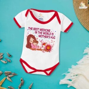 Mothers Day Special Baby Outfit Half Sleeve Unisex Romper Onesies for Newborn baby