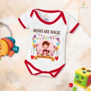 Mothers Day Special Baby Outfit Half Sleeve Unisex Romper Onesies for Newborn baby