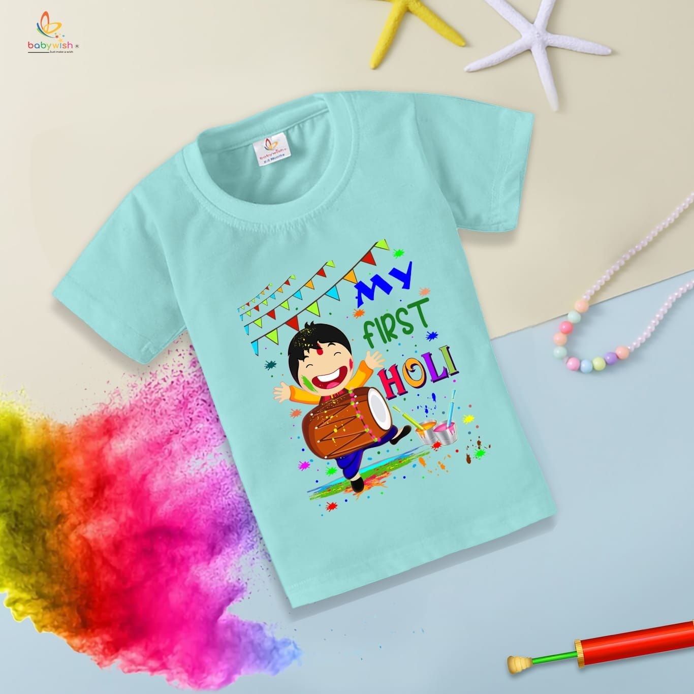 My first store holi t shirt