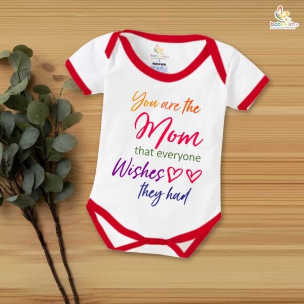 Mothers Day Special Baby Outfit Half Sleeve Unisex Romper Onesies for Newborn baby - Image 5