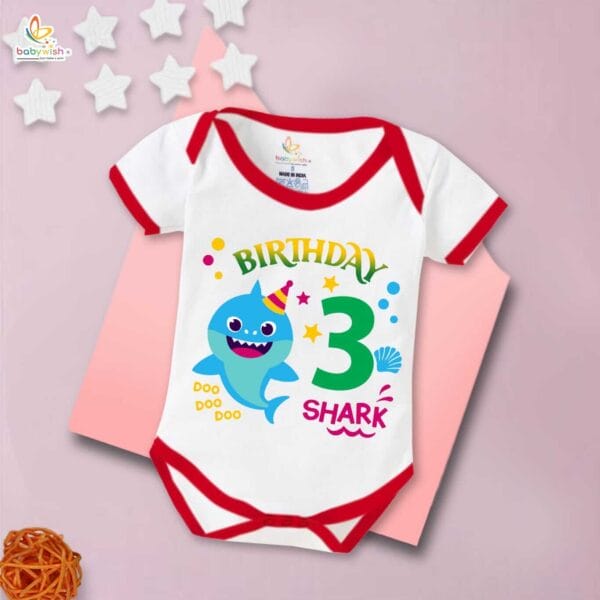 Three month unisex baby romper half sleeve round neck onesie - Image 5