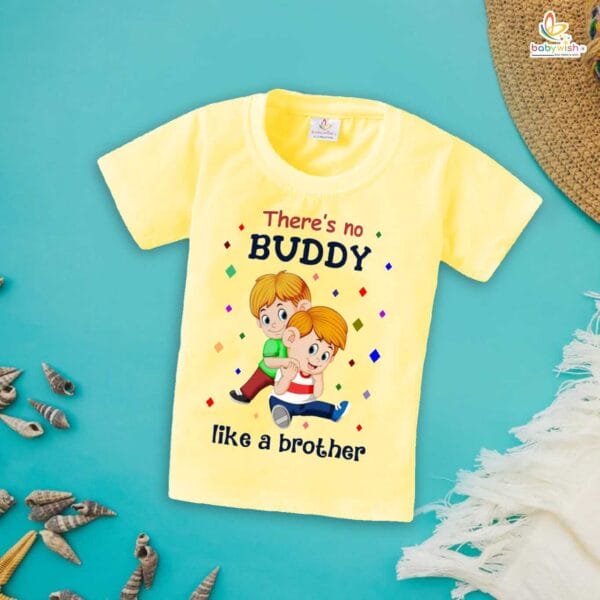 Babywish Rakshabandhan T-Shirt Brother Sister Matching dress Rakshabandhan gift for Rakhi Tee - Image 4