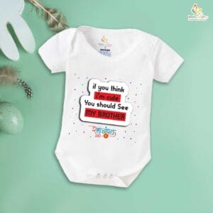 Babywish Rakshabandhan Romper Brother Sister Matching dress Rakshabandhan gift for Rakhi