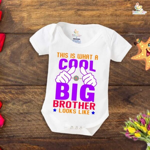 Babywish Rakshabandhan Romper Brother Sister Matching dress Rakshabandhan gift for Rakhi