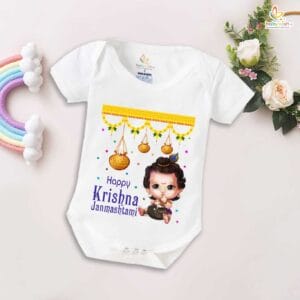 Babywish Dahi Handi Romper Brother Sister Matching dress for DHNDI