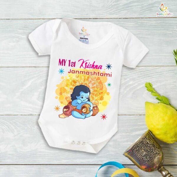 Babywish Dahi Handi Romper Brother Sister Matching dress for DHNDI - Image 2