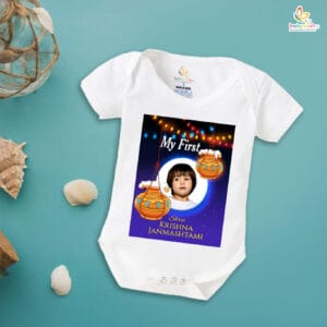 Babywish Dahi Handi Romper Brother Sister Matching dress for DHNDI