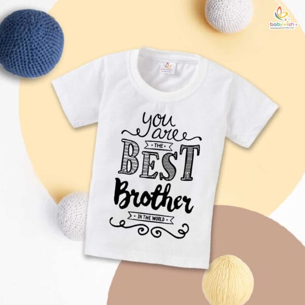 Babywish Rakshabandhan T-Shirt Brother Sister Matching dress Rakshabandhan gift for Rakhi Tee - Image 4