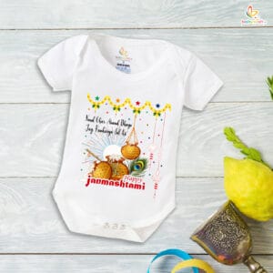 Babywish Dahi Handi Romper Brother Sister Matching dress for DHNDI