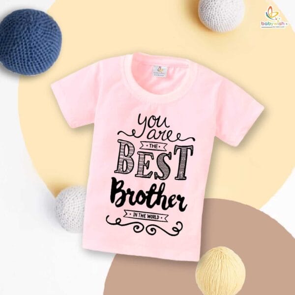 Babywish Rakshabandhan T-Shirt Brother Sister Matching dress Rakshabandhan gift for Rakhi Tee - Image 2