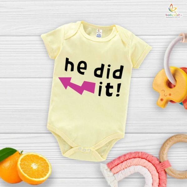 Babywish Rakshabandhan Romper Brother Sister Matching dress Rakshabandhan gift for Rakhi - Image 3